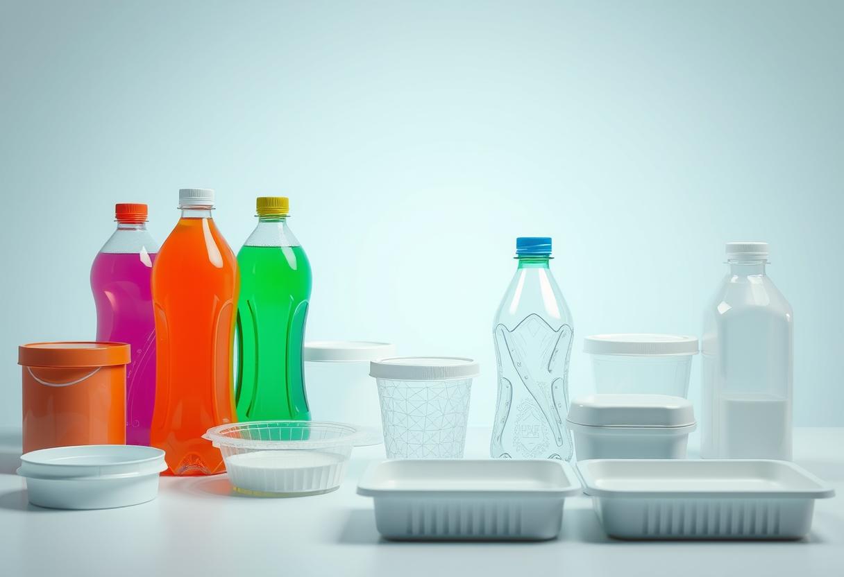 Termoplastik ambalaj ürünleri ve kap form örnekleri